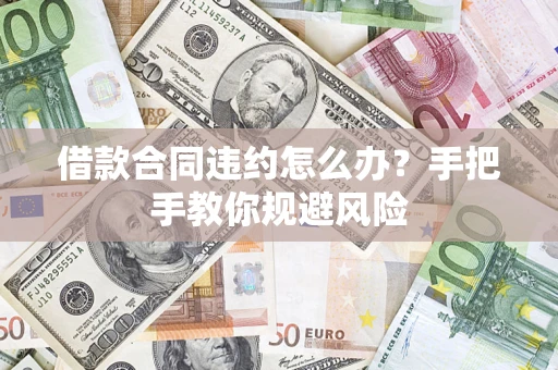 济南借款合同违约怎么办？手把手教你规避风险