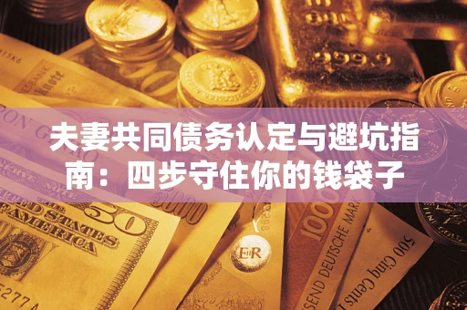济南夫妻共同债务认定与避坑指南：四步守住你的钱袋子