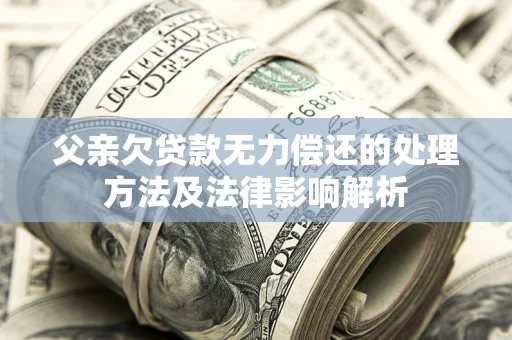 济南父亲欠贷款无力偿还的处理方法及法律影响解析