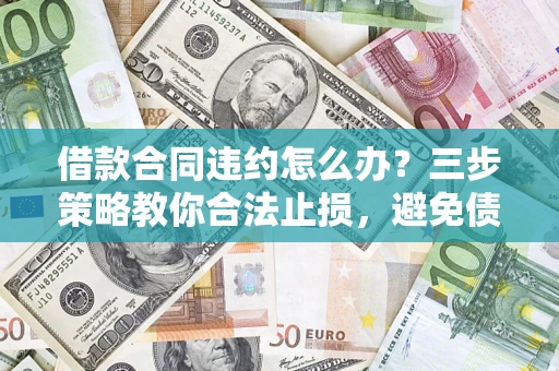 济南借款合同违约怎么办？三步策略教你合法止损，避免债务危机升级
